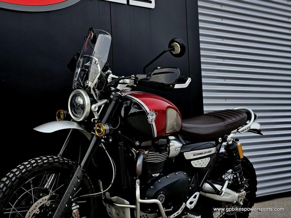 2022 Triumph Scrambler 1200 Xc Gold Line Carnival Red/storm Grey