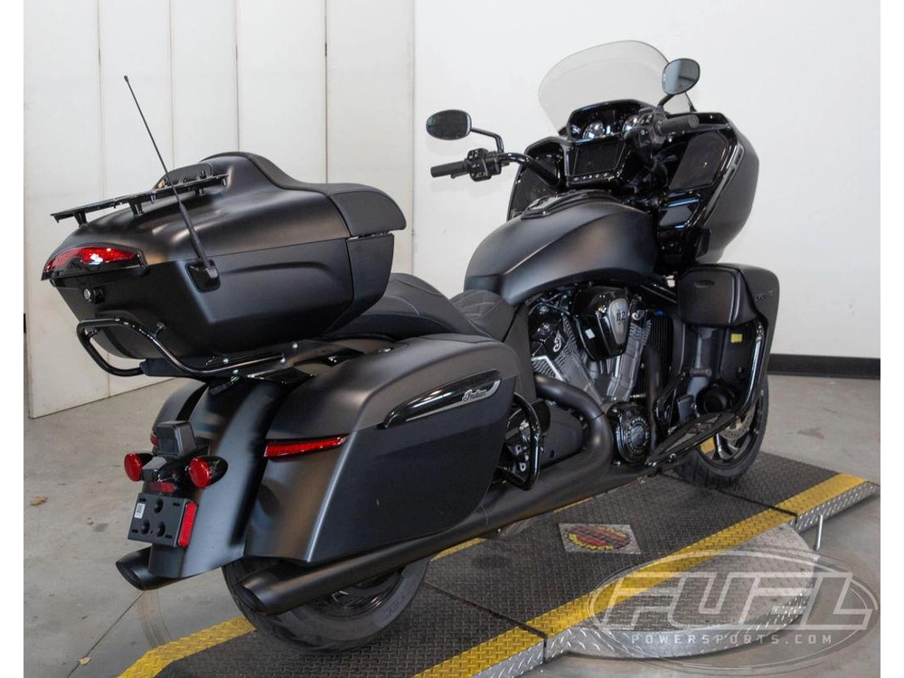 2025 Indian Motorcycle Pursuit® Dark Horse® 112 W/powerband Audio Black Smoke alt