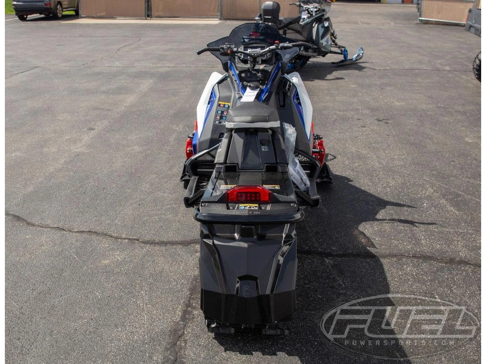 2027 Polaris Patriot Boost Indy Vr1 137 Dynamix Polaris Blue Metallic / White Lightning alt