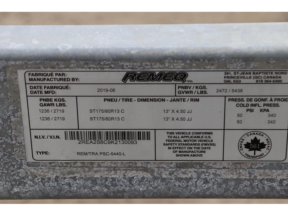 Remeq Psc-5440-l 3 Quilles 2019
