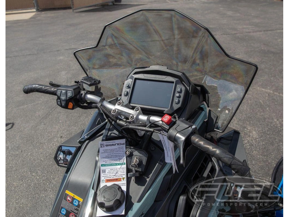 2026 Polaris 650 Indy Adventure 137 Hemlock Blue / Black / Velocity Blue alt