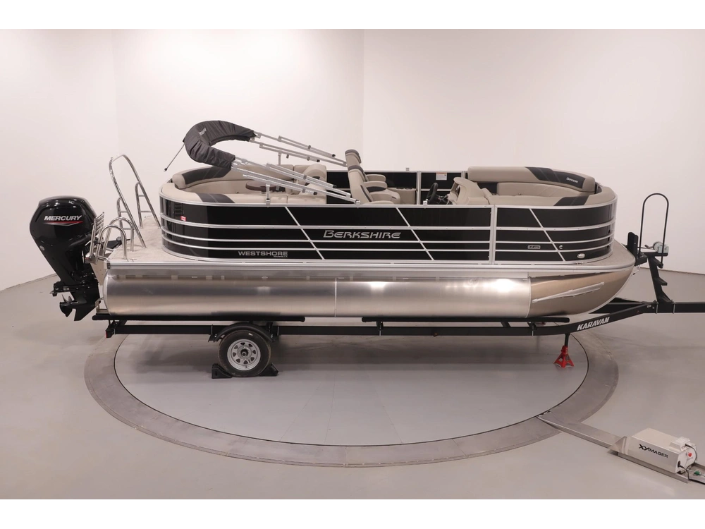 2023 Berkshire 22' Radius Pontoon W/ 90hp - Easy Financing alt
