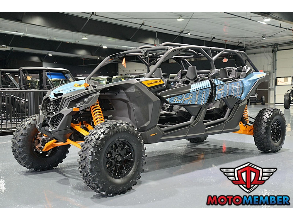 2026 Can-am Maverick X3 Max Rs Turbo Scandi Blue & Orange Crush
