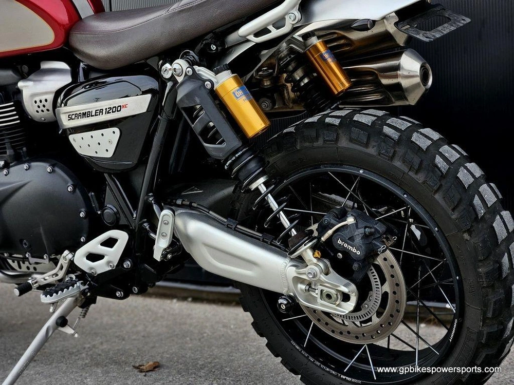 2022 Triumph Scrambler 1200 Xc Gold Line Carnival Red/storm Grey