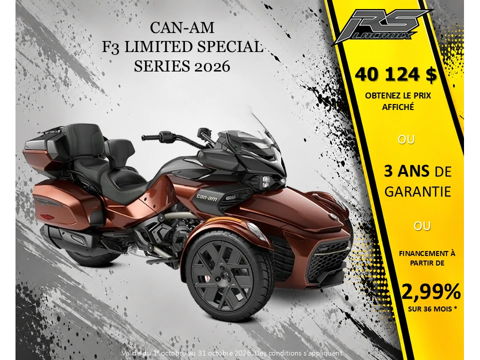 Can-am F3 Limited Special Series 2026 alt