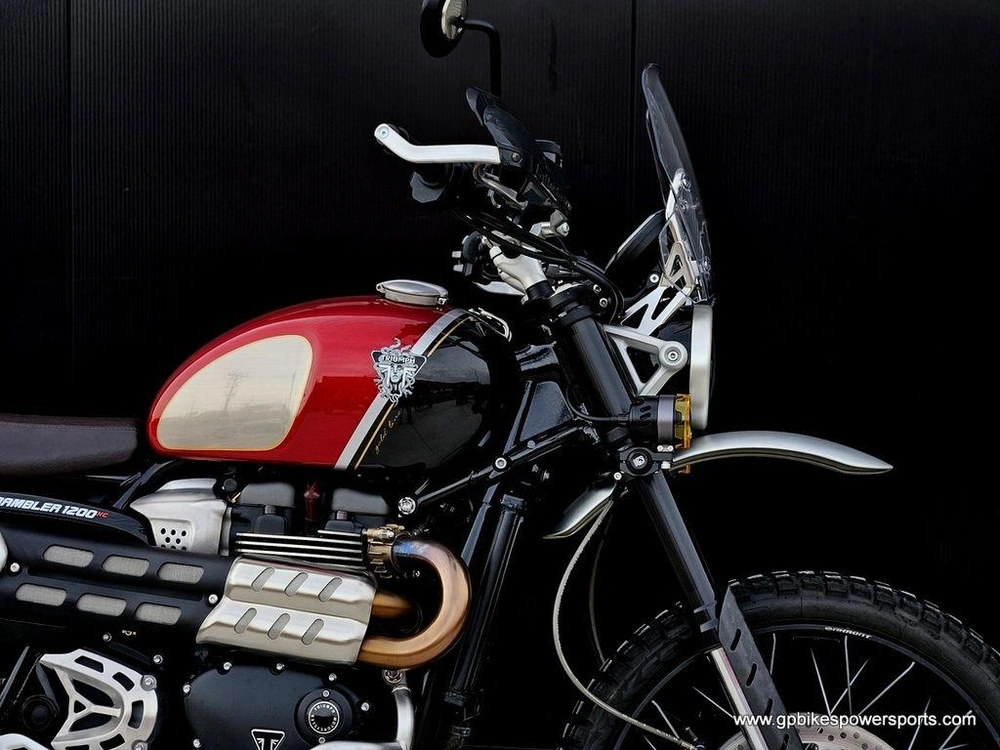 2022 Triumph Scrambler 1200 Xc Gold Line Carnival Red/storm Grey