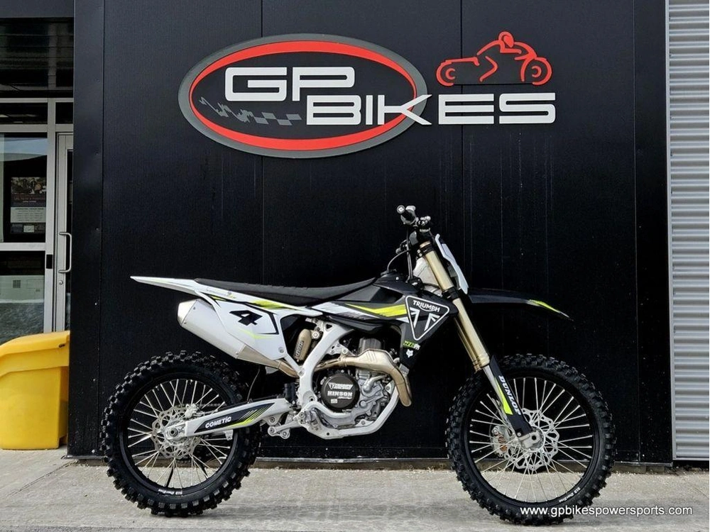 2025 Triumph Tf 450-rc Edition Jet Black/pure White