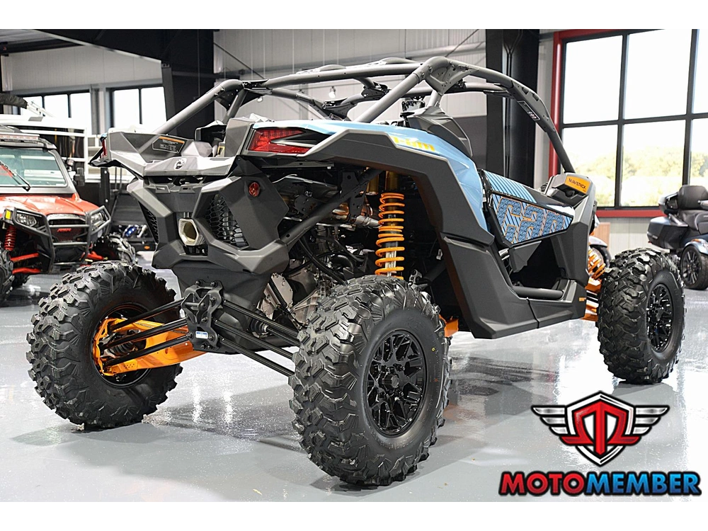 2026 Can-am Maverick X3 Rs Turbo Scandi Blue & Orange Crush