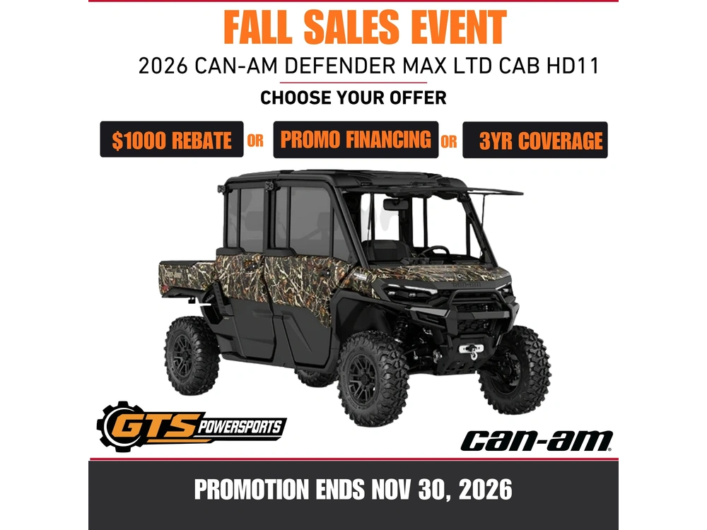 2026 Can-am 6mtf Defender Max Ltd 65 Hd11 Ca Hb 26