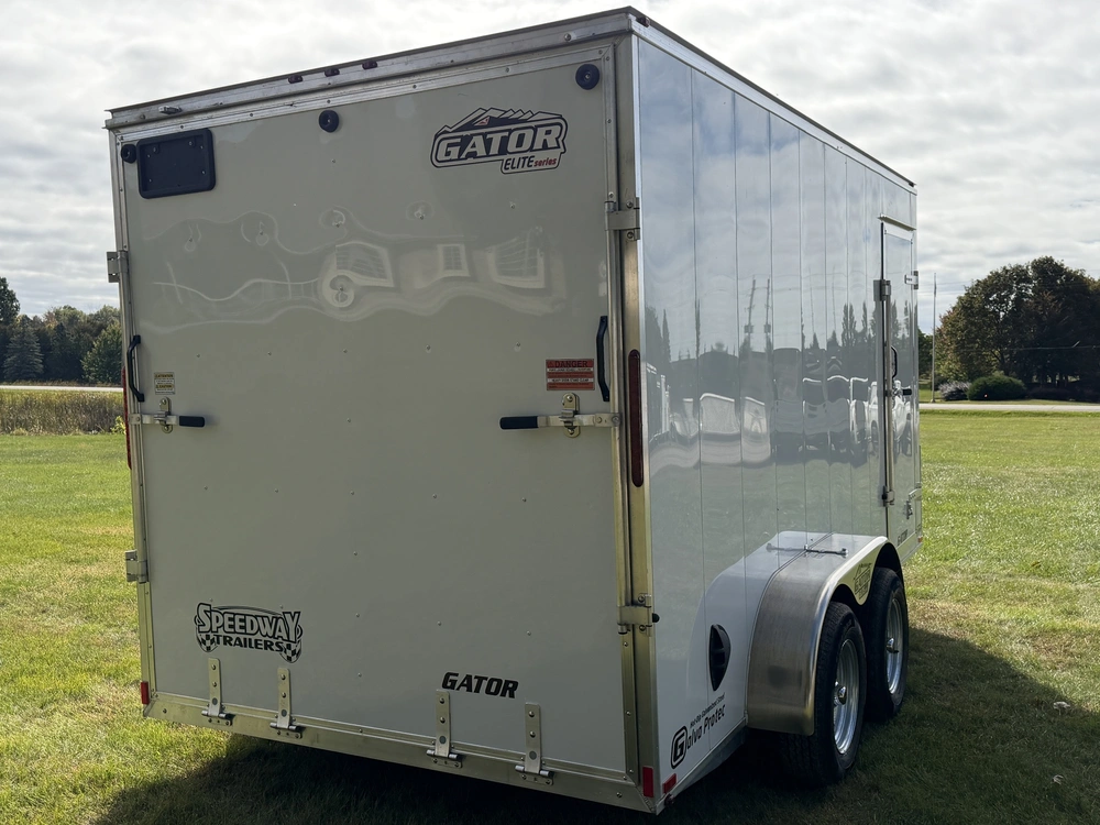 2026 Gator Galvanized Enclosed 7' X 14' Tandem Axle W/ Ramp Door alt