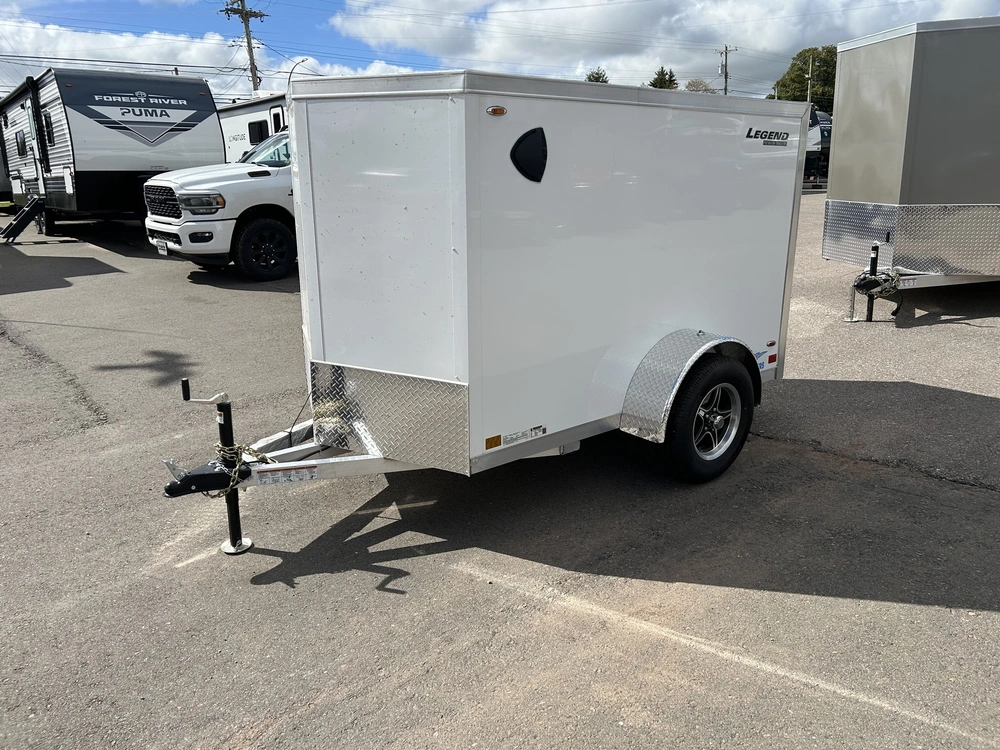 2027 Legend 5x8+1 Thunder Vnose Ramp Door alt