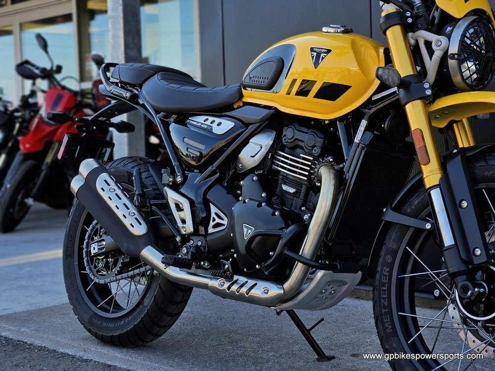 2026 Triumph Scrambler 400 Xc Yellow