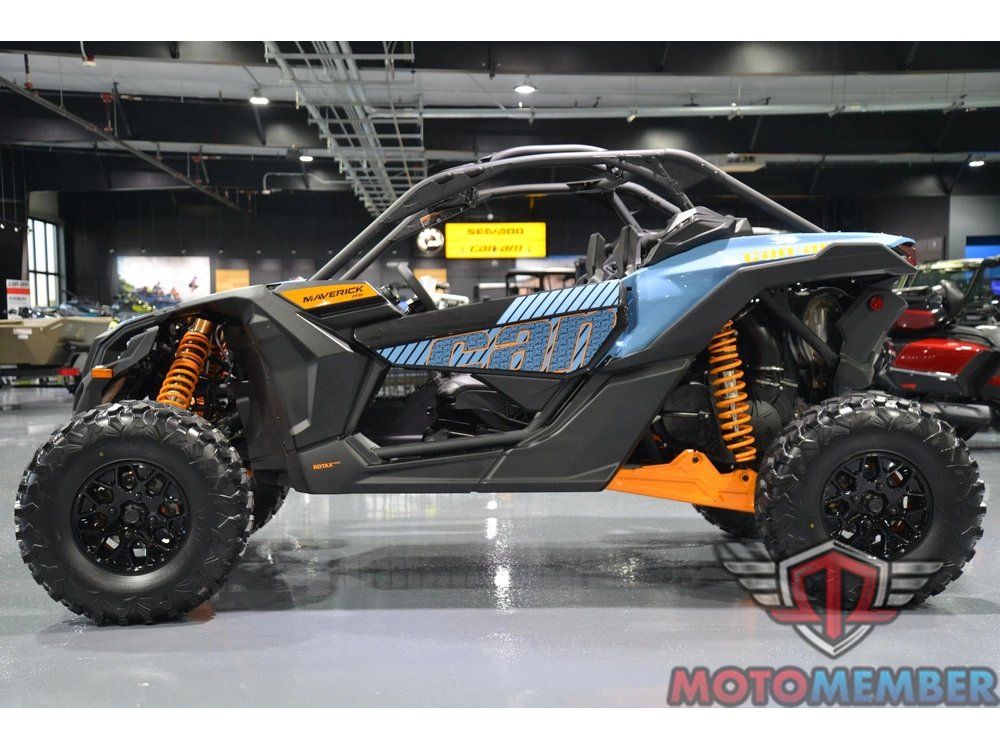 2026 Can-am Maverick X3 Rs Turbo Scandi Blue & Orange Crush