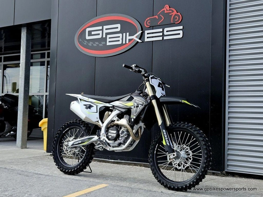 2025 Triumph Tf 450-rc Edition Jet Black/pure White