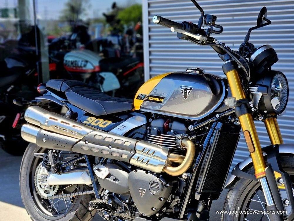 2026 Triumph Scrambler 900 Mineral Grey