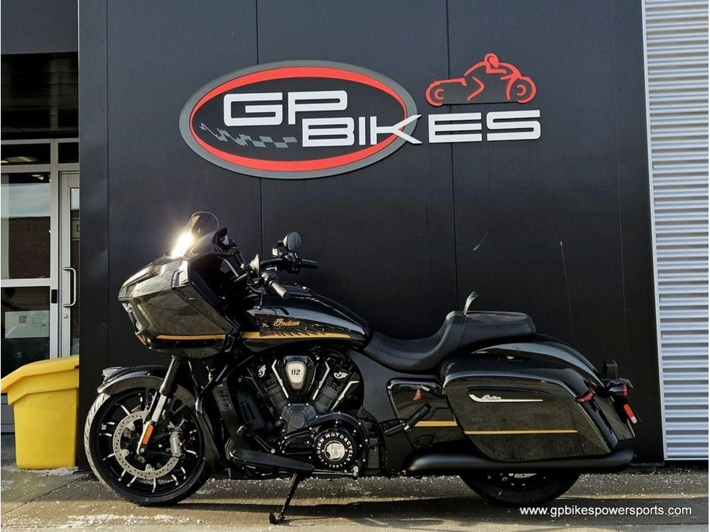 2026 Indian Motorcycle Challenger® Dark Horse® 112 Black Crystal W/black Metallic & Championship G