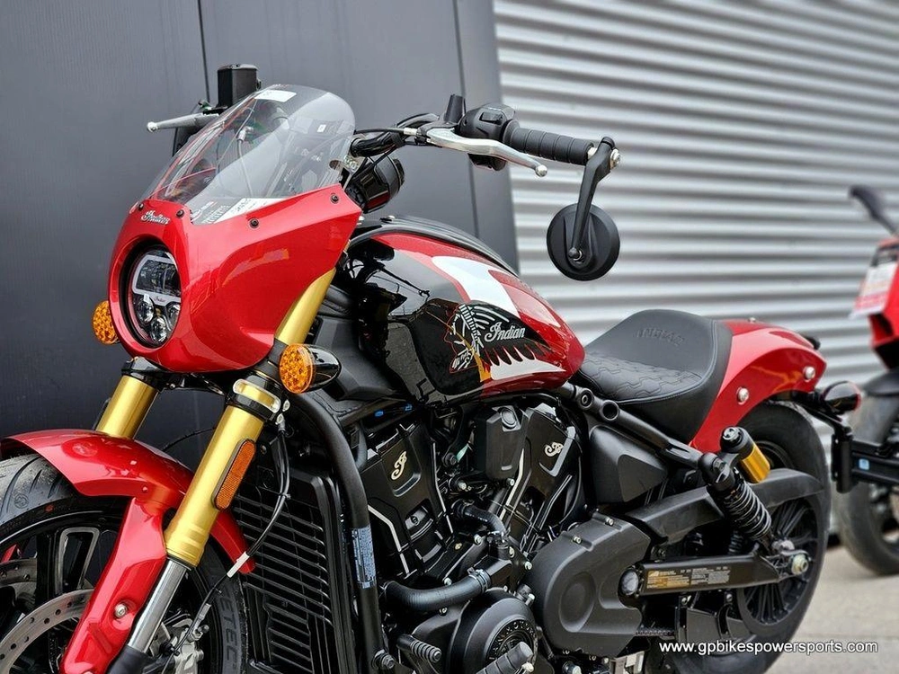 2026 Indian Motorcycle 101 Scout® Sunset Red Metallic