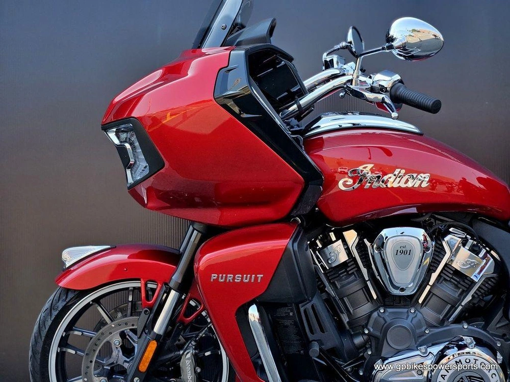 2024 Indian Motorcycle Pursuit® Limited Sunset Red Metallic
