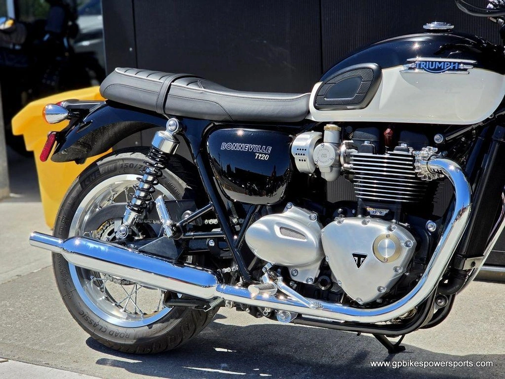 2024 Triumph Bonneville T120 Jet Black/fusion White
