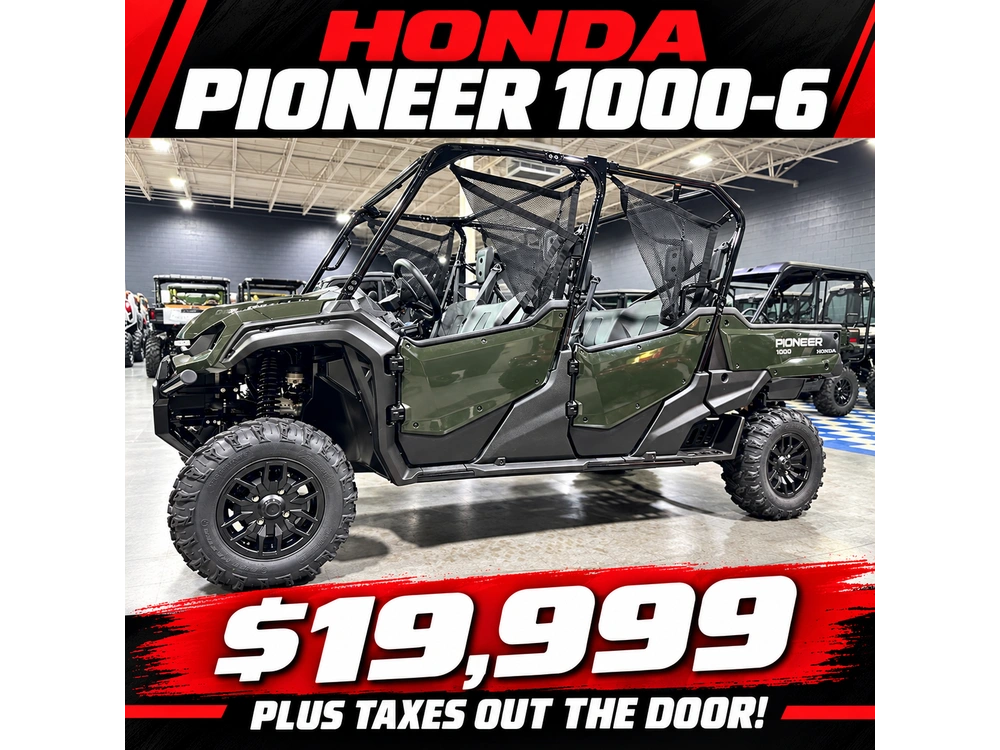 2025 Honda Pioneer 1000-6 Dlx Cre