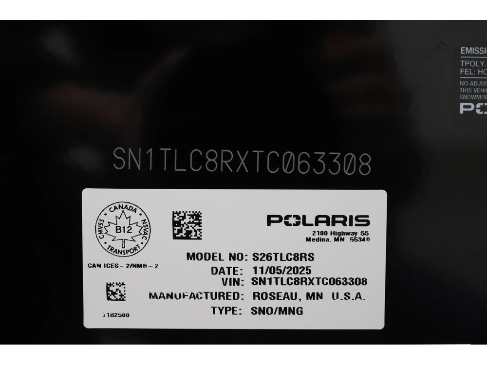 2026 Polaris 850 Switchback Assault 146 - 1.35 Cobra Track alt