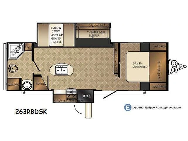 2015 Palomino Solaire 263rbdsk