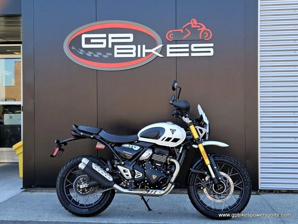 2026 Triumph Scrambler 400 Xc Vanilla White