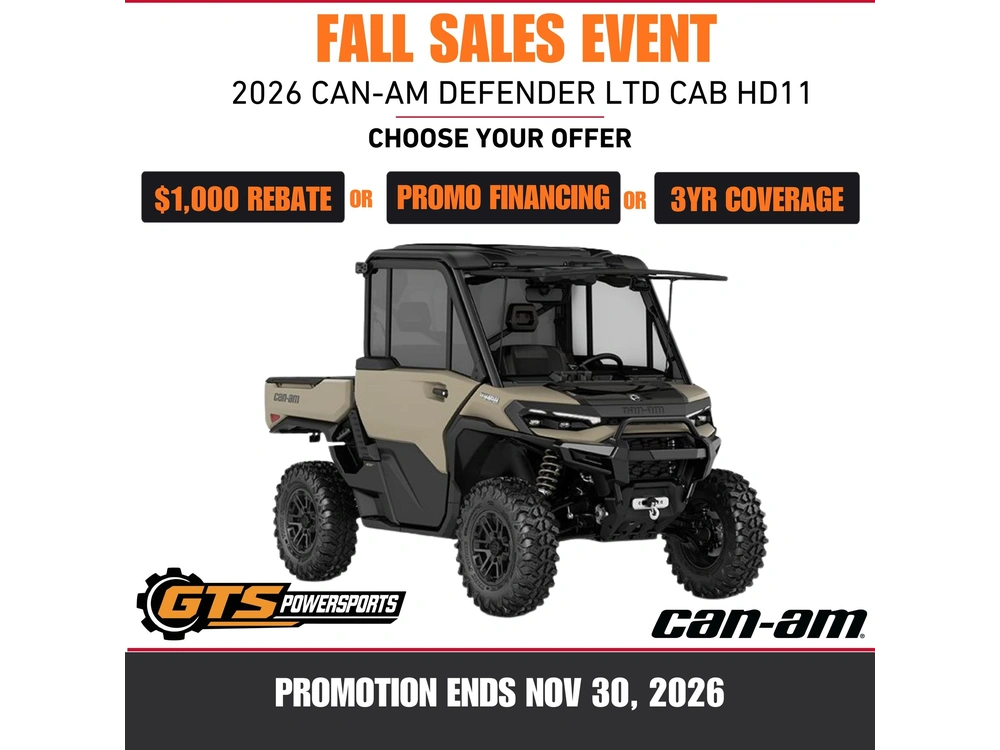 2026 Can-am 8jte Defender Ltd 65 Hd11 Tn Hb 26