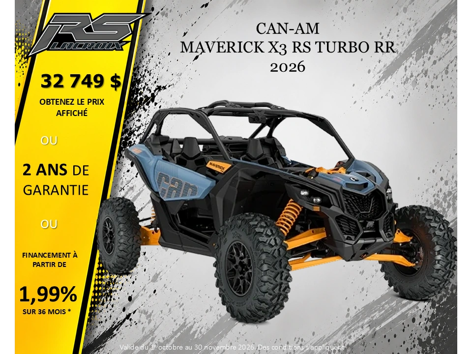 Can-am Maverick X3 Rs Turbo Rr 2026 alt
