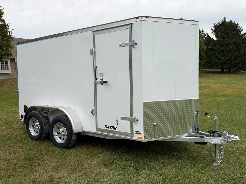 2027 Gator Galvanized Enclosed 6' X 12' Ta Ramp alt