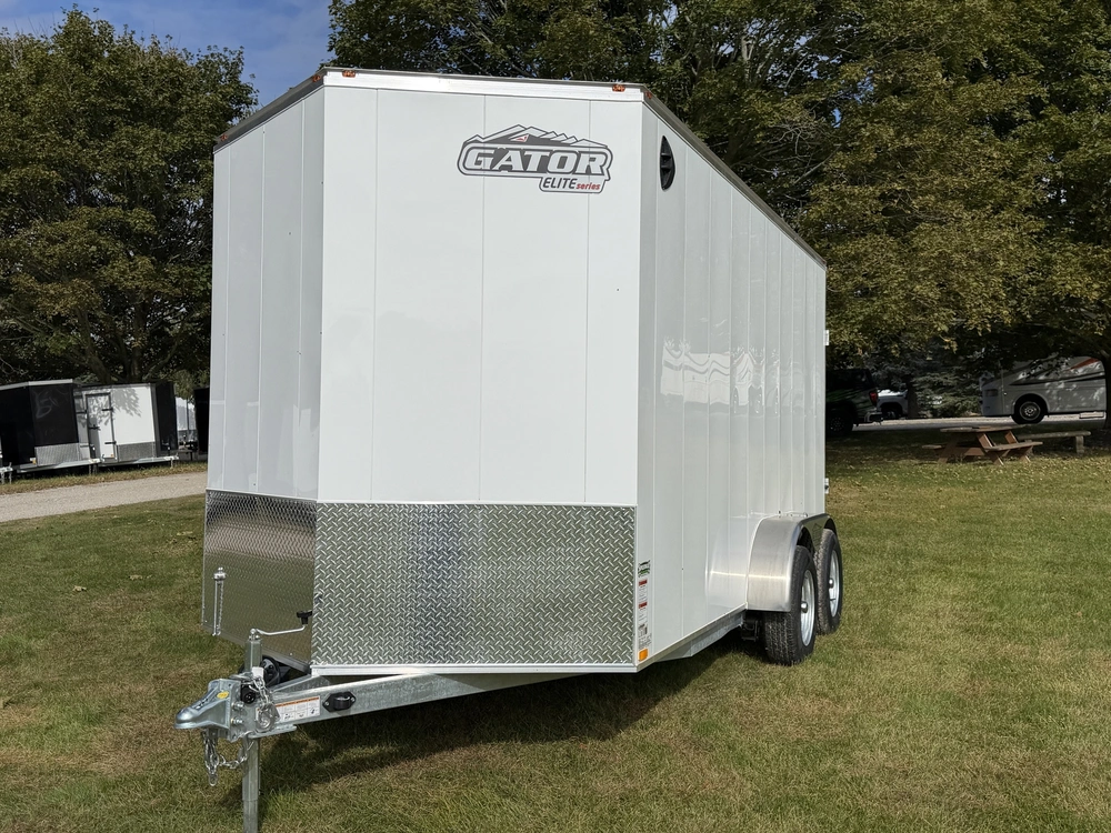 2026 Gator Galvanized Enclosed 7' X 14' Tandem Axle W/ Ramp Door alt