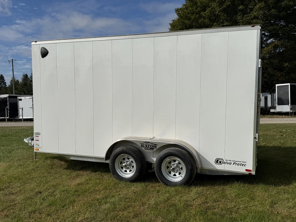 2026 Gator Galvanized Enclosed 7' X 14' Tandem Axle W/ Ramp Door alt