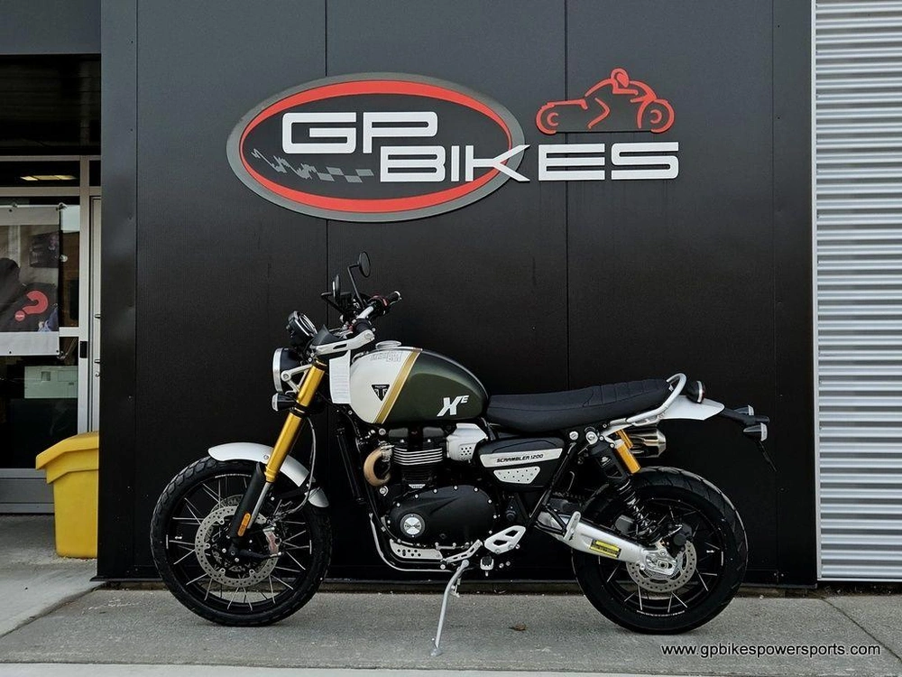 2026 Triumph Scrambler 1200 Xe Matte Khaki Green
