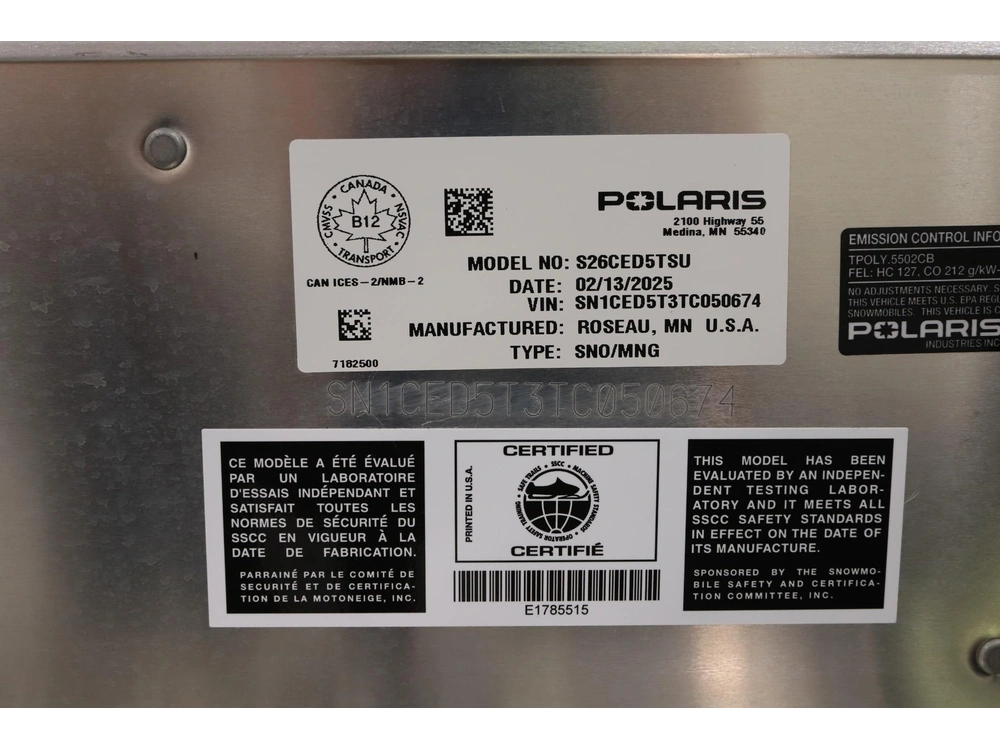 2026 Polaris Indy 550 Voyageur Lxt Es Northstar alt
