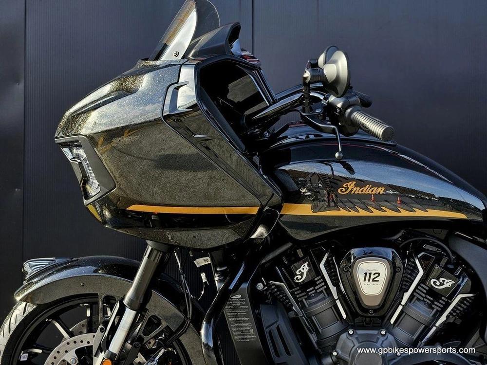2026 Indian Motorcycle Challenger® Dark Horse® 112 Black Crystal W/black Metallic & Championship G