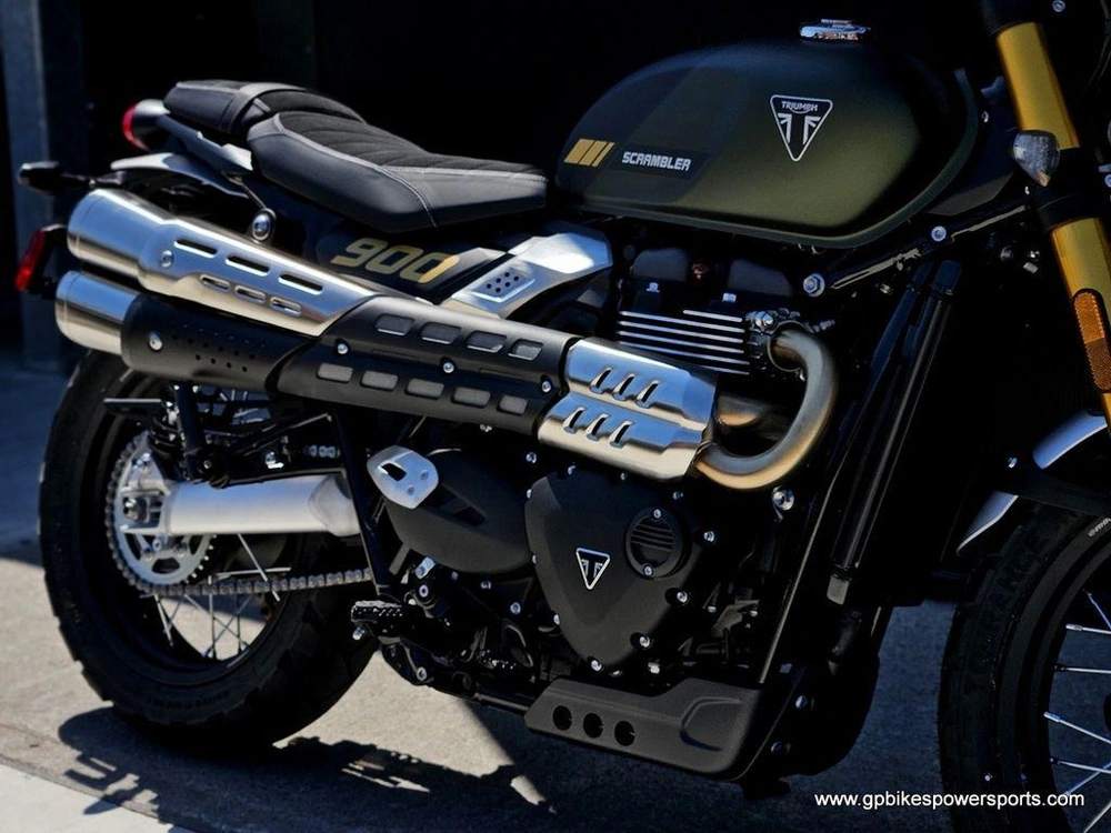 2026 Triumph Scrambler 900 Matt Khaki Green