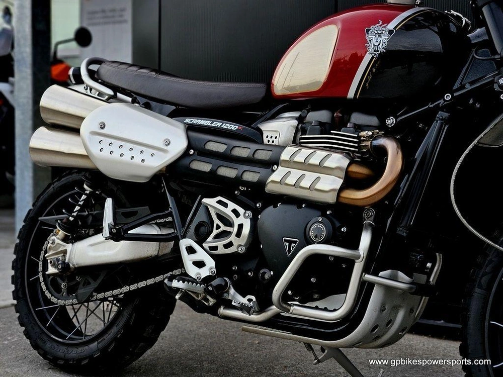 2022 Triumph Scrambler 1200 Xc Gold Line Carnival Red/storm Grey