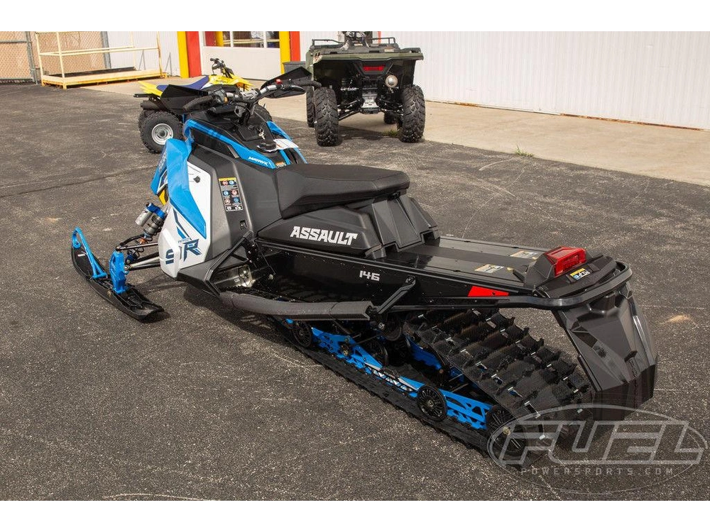 2027 Polaris Patriot 9r Switchback Assault 146 Escape Ifs White Lightning / Velocity Blu alt