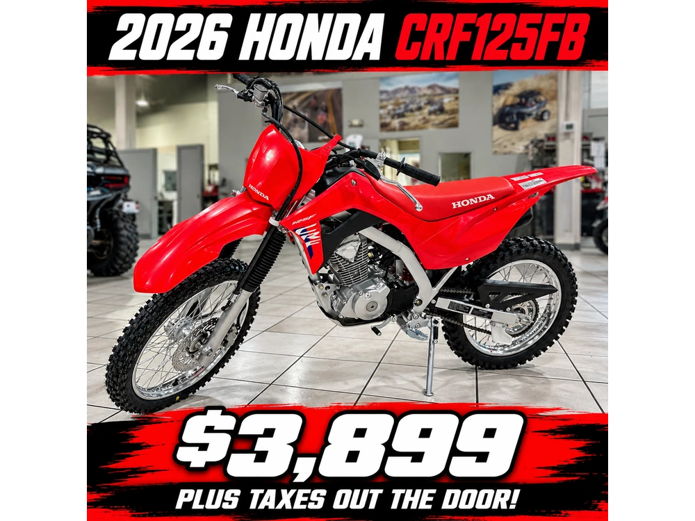 2026 Honda Crf125fbt Re