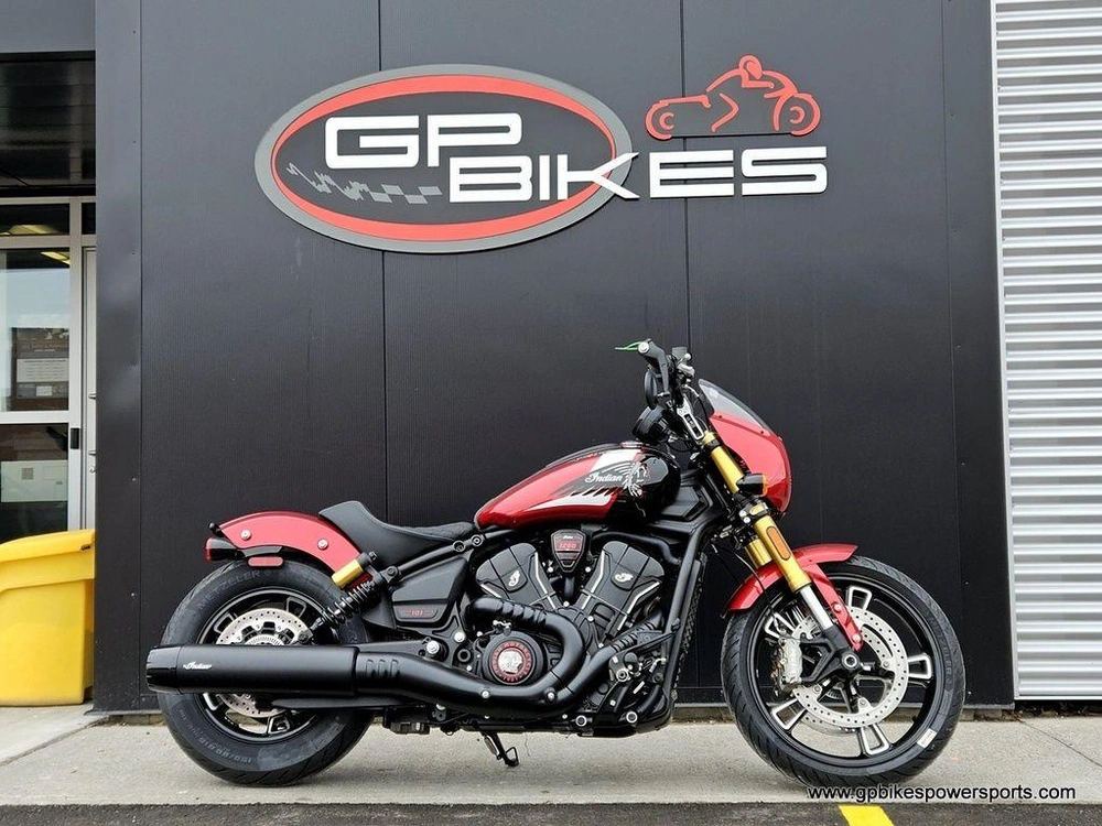 2026 Indian Motorcycle 101 Scout® Sunset Red Metallic