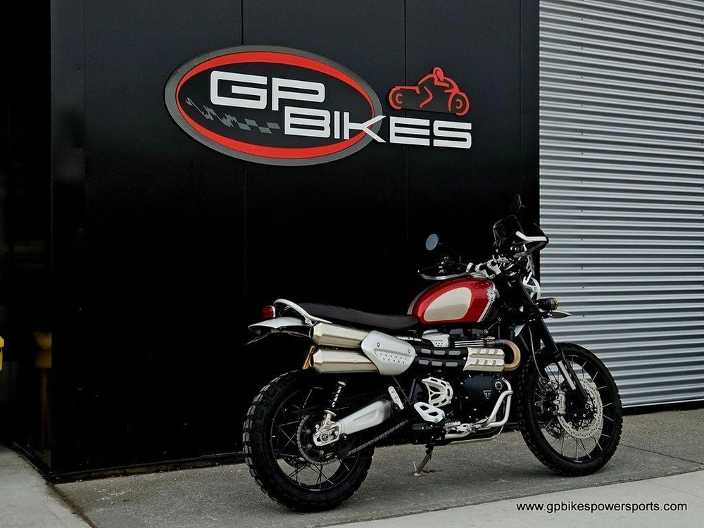 2022 Triumph Scrambler 1200 Xc Gold Line Carnival Red/storm Grey
