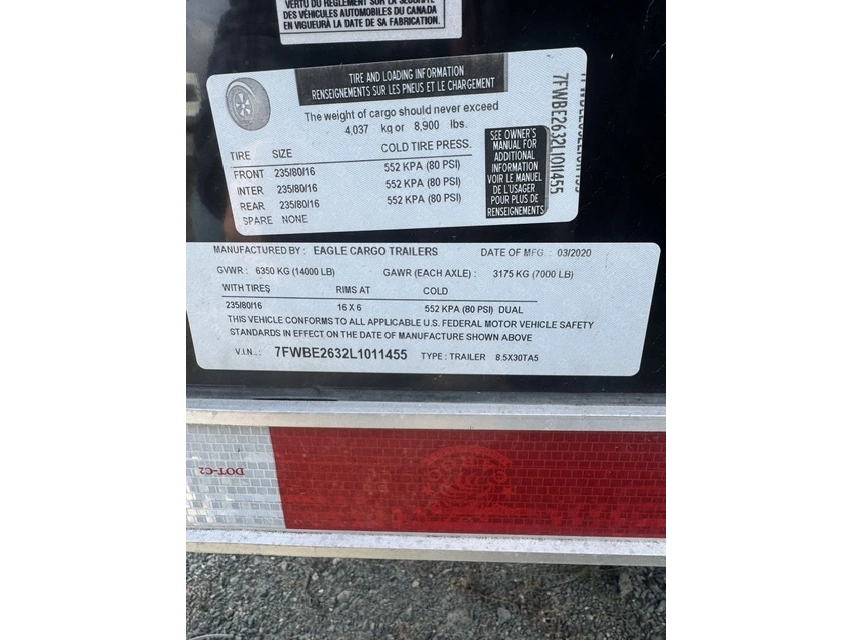2020 Eagle Cargo