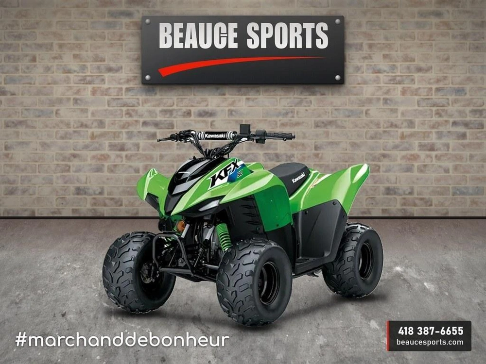 2027 Kawasaki Kfx90 2027 Vtt Enfant Jeune Débutant Automatique Sécuritaire Contrôle Parental Initiation Famille Loisir Raptor Outlaw Trx90 Ds90 Quadsport alt