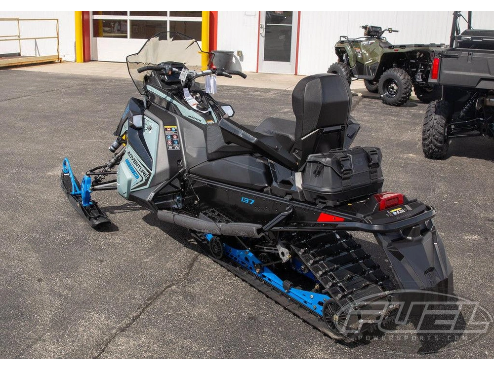 2026 Polaris 650 Indy Adventure 137 Hemlock Blue / Black / Velocity Blue alt