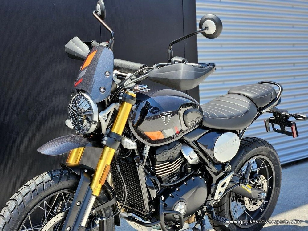 2026 Triumph Scrambler 400 Xc Storm Grey