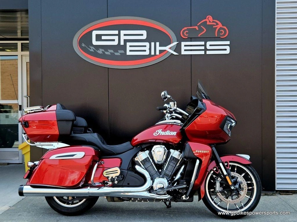 2024 Indian Motorcycle Pursuit® Limited Sunset Red Metallic