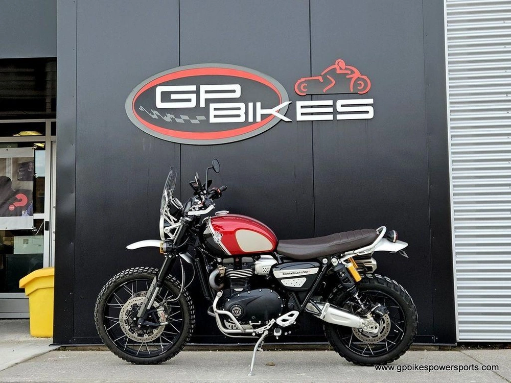 2022 Triumph Scrambler 1200 Xc Gold Line Carnival Red/storm Grey