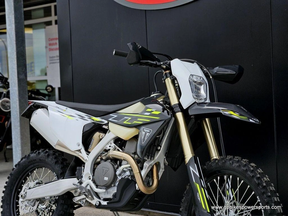 2026 Triumph Tf 450-e Jet Black/pure White