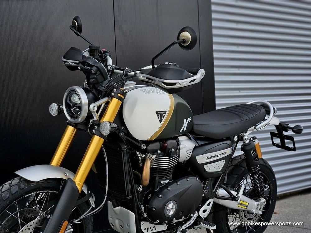 2026 Triumph Scrambler 1200 Xe Matte Khaki Green