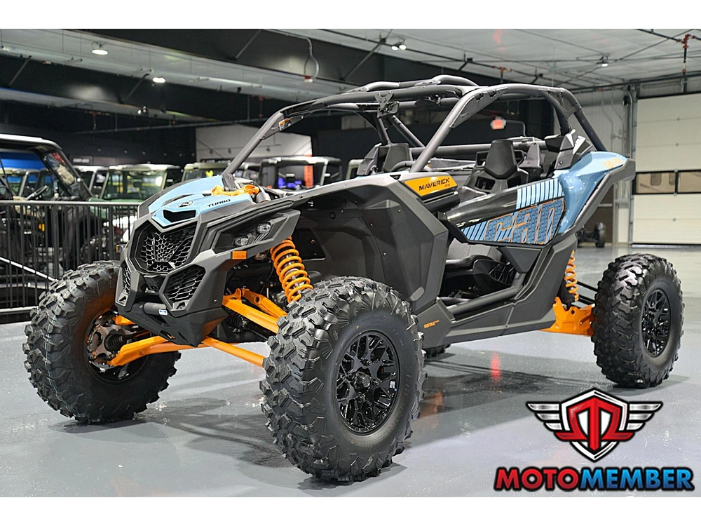 2026 Can-am Maverick X3 Rs Turbo Scandi Blue & Orange Crush